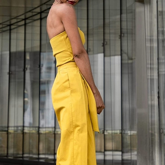 Knot front, multi-tie bandeau-corset top - Picture 7 of 9